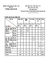 Đề kiểm tra cuối học kỳ I môn Ngữ văn 8 - Năm học 2021-2022